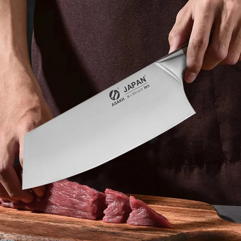 Japanese Cleaver and Chef Knife